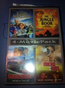4 Pk: Kids of the Round Table / The Jungle Book Search for the Lost Treasure / Train Quest. The Ride of Your Life / Micro Mini-Kids