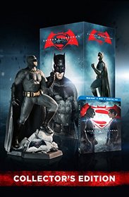 Batman v Superman: DOJ (Amazon-Exclusive) (Batman Figurine) (Ultimate Edition Blu-ray + Theatrical Blu-ray + DVD + UltraViolet Combo Pack)