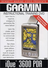 Garmin Ique 3600 PDA GPS Instructional Training DVD