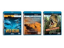 IMAX 3D Bundles (Grand Canyon Adventure / Dinosaurs Alive! / Wild Ocean) [Blu-ray]