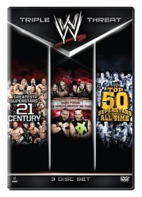 WWE: Triple Threat Collection: Greatest Superstars of the 21st Century / Allied Powers: The Worlds Greatest Tag Teams / Top 50 Superstars of All Time