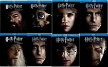 Harry Potter Complete Series Bluray Steelbook Collection