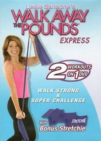 Walk Away the Pounds Express Walk Strong & Super Challenge with Bonus Stretchie