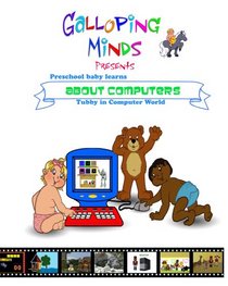 Preschool Baby Learns About Computers - Tubby in Computer World