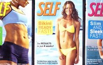 Self Magazine Exercise 4 DVD Box Set : Slim and Sleek Fast , Sculpt Sexy Legs Fast , Bikini Ready Fast , Firm Flat Abs Fast : 4 DVD Set