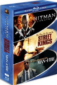 Hard Action Blu-ray 3-Pack (Hitman / Street Kings / Man on Fire)
