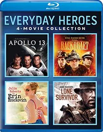 Everyday Heroes 4-Movie Collection (Apollo 13 / Backdraft / Erin Brockovich / Lone Survivor) [Blu-ray]