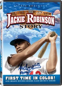 The Jackie Robinson Story - In COLOR! Also Includes the Original Black-and-White Version which has been Beautifully Restored and Enhanced!