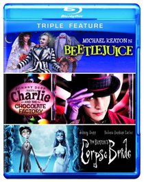 Beetlejuice / Charlie & Chocolate Factory / Corpse Bride [Blu-ray]