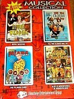Musical Collection 4 DVD Set Royal Wedding, Till the Clouds Roll By, the Pajama Game, Alice Adventure's in Wonderland