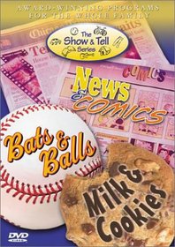 The Show & Tell Series Set (Milk & Cookies/Bats & Balls/News & Comics)