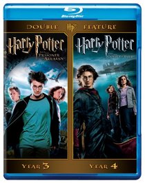 Harry Potter Double Feature: Harry Potter and the Prisoner of Azkaban/Harry Potter and the Goblet of Fire [Blu-ray]
