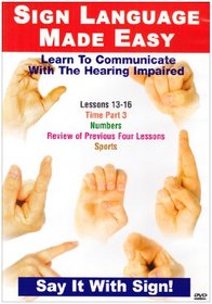 Sign Language Series 13-16