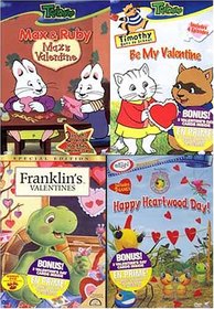 Valentine Animated (4 Pack) -Miss Spider's Patch Friends: Happy Heartwood Day / Franklin's Valentines /Max and Ruby: Max's Valentine / Timothy goes to School: Be My Valentine