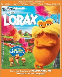 Dr. Seuss' The Lorax (Blu-ray + DVD + Digital Copy + UltraViolet + Minions Fandango Cash)