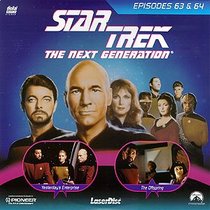STAR Trek The Next Generation LaserDisc, episodes 63 & 64, Yesterday's Enterprise & The Off Spring