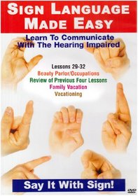 Sign Language Series 29-32