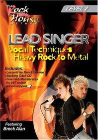Breck Alan, Lead Singer Vocal Techniques Heavy Rock to Metal Level 2