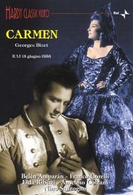 Bizet - Carmen / Corelli, Amparan, Colzani, Ribetti, Sacchetti, Cassinelli, Sanzogno, Milano