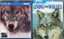 Living with Wolves , Wolves at Our Door , IMAX Wolves : 4 Disc Set , 3 Regular DVD & 1 Blu-ray