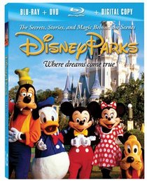 Disney Parks: The Secrets, Stories and Magic Behind the Scenes [Blu-ray plus DVD and Digital Copy] by Questar, Inc.