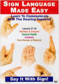 Sign Language Series 37-40