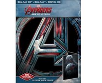 Avengers age of ultron Steelbook (blu-ray 3d,blu-ray, digital hd)(Ultron back cover)