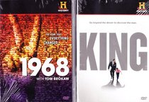 The History Channel : King : The Life and Times of Martin Luther King , 1968 : The Year of the King Assassination : 2 Pack DVD SET