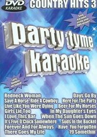 Party Tyme Karaoke: Country Hits, Vol. 3