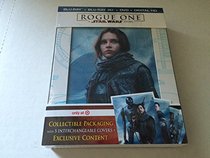 Rogue One: A Star Wars Story - 3D Blu-ray DVD Digital HD plus Exclusive Content Disc with Collectible Packaging and 5 Interchangeable Covers