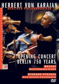 Herbert Von Karajan & Berliner Philharmoniker: Opening Concert Berlin 750 Years