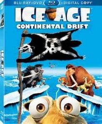 ICE AGE CONTINENTAL DRIFT Blu-Ray+DVD+Digital Copy Combo Set WITH BONUS DVD DISC "The Superstar Scrat Pack"