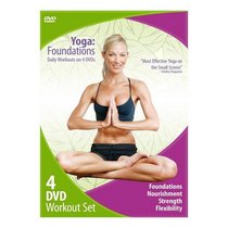 Gaiam Yoga Foundations 4 DVD Set Includes Includes Foundations / Nourishment / Strength / Flexibility