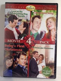 Hallmark Holiday Collection 4 Pack - Love the the Thanksgiving Day Parade / Christmas Song / Baby's First Christmas / A Bride for Christmas