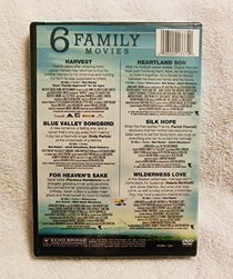 6 family Movie Pack: Silk Hope, Blue Valley Songbird, Harvest, Heartland Son, Wilderness Love, For Heaven's Sake
