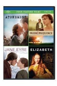 Atonement / Pride & Prejudice / Jane Eyre / Elizabeth Four Feature Films