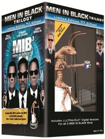 Men in Black/Men in Black 2/Men in Black 3 Giftset with Worm Figurine (Blu-ray + UltraViolet Digital Copies)