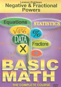 Basic Math: Lesson Eighteen 18 Negative & Fractional Powers