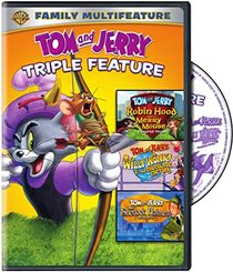 Tom & Jerry Triple Feature: Sherlock Holmes / Willy Wonka / Robin Hood (DVD)