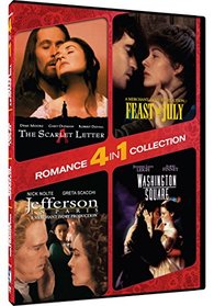 4-in-1 Romance Collection - The Scarlet Letter/Washington Square/Jefferson in Paris/Feast of July