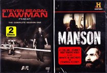 Steven Seagal Lawman: The Complete Season One , Manson 40 Years Later the History Channel : True Crime 2 Pack - 3 Disc Set