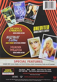 Linnea Quigley Grindhouse Triple Feature  (Deadly Embrace, Nightmare Sisters, Murder Weapon)