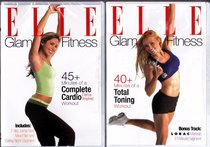 Elle Glam Fitness Complete Cardio Workout and Elle Glam Fitness Total Toning Workout : Exercise 2 Pack Collection