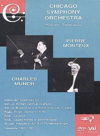 Chicago Symphony Orchestra -  Historic Telecasts with Pierre Monteux & Charles Munch (Beethoven / Berlioz / Ravel / Wagner)