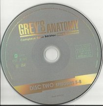 Grey's Anatomy Season 5 Disc 2 Replacement Disc!