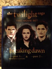 The Twilight Saga: Breaking Dawn Part 1 & 2 Two-movie Set Extended Edition Blu-ray (Blu-ray + Digital Copy + Ultraviolet)