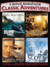 4 Movie Marathon: Classic Adventures (Island of the Lost / The Royal Hunt of the Sun / Shalimar / Scott of the Antartic)