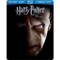 Harry Potter and the Deathly Hallows Part 2 Blu-ray SteelBook (Three-Disc Combo:Blu-ray/DVD + Digital Copy)