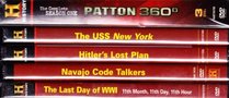 The History Channel Military Library Collection : Patton 360 Complete Season One , the Hero Ships USS New York , Navajo Code Talkers , the Last Day of WWI , Hitler's Lost Plan : 7 Disc Set