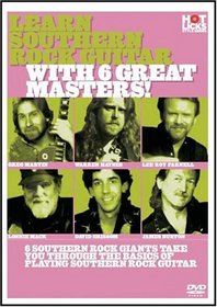 Learn Southern Rock Guitar With 6 Great Masters (DVD & Booklet)